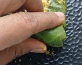 A picture of step 14 of Colocasia Leaves/Patod/Patra/Arbi ke patte.