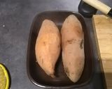 Une image de l'étape 1 de Gâteau à la patate douce.