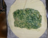 Foto del paso 3 de la receta: Trenza de hojaldre con espinacas🍃, bechamel, y queso de cabra🐐