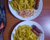 A picture of step 7 of Fries with smokies.
