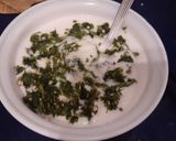 A picture of step 1 of Green Spiced Yogurt/ Green Raita🥣.
