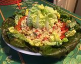 Une image de l'étape 10 de Salade de riz épicé aux tomates, laitue rouge et feta sauce melfor.