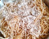 A picture of step 3 of Vermicelli potato chutney coins.