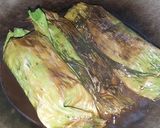 Foto langkah ke 4 dari resep Pepes jamur tiram dengan nasi.