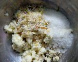 A picture of step 6 of Malai Khaja.