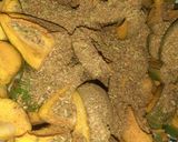 A picture of step 2 of Raw mango pickle.