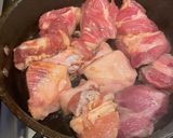 A picture of step 3 of Braised Pork with Tomato Sauce.