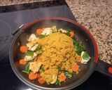 Foto del paso 3 de la receta: Quinoa con pavo y espinacas