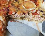 Foto del paso 5 de la receta: Quiche de salmón, verduras y queso de cabra