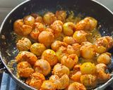 A picture of step 4 of Ripe gumberry's sabzi (Jain recipe).