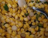 A picture of step 3 of Spring onion sweetcorn salad.