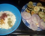 A picture of step 1 of Golden mix bhajias.