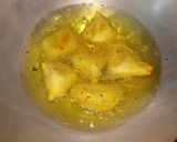 A picture of step 8 of Samosa chat.