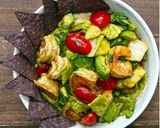 A picture of step 7 of Shrimp And Avocado Taco Salad.