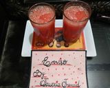 A picture of step 3 of Water melon Punch😃😃.