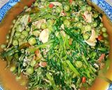 Foto langkah ke 6 dari resep Tauco Kangkung Rebon.