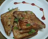 A picture of step 6 of Malai sandwiches.