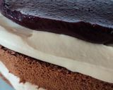 Áfonyás karamelltorta"félpucéran" gluténmentesen recept fázis 11 fotója