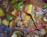 A picture of step 3 of Beef Biryani.