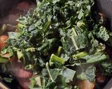 A picture of step 4 of Kale, Sausage and Potato Skillet.