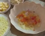 A picture of step 1 of Macroni fruit salad.