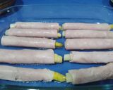 Foto del paso 4 de la receta Espárragos blancos gratinados con bechamel al horno