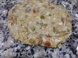Hamburguesas de garbanzos triturados y lentejas