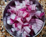 A picture of step 1 of Indo Chinese Potato Manchurian.