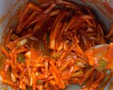 Foto langkah ke 7 dari resep Kimchi Sawi Putih dengan Gochugaru dan Gochujang (lama fermentasi 2 hari).