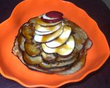 A picture of step 8 of Apple cinnamon pancake🍎🥞.