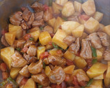 Foto del paso 3 de la receta: Guisado de pavo, patata y verfuras