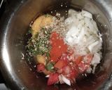 A picture of step 1 of Masala omelette.
