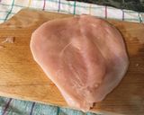 Krémsajttal, sonkával töltött csirkemell recept fázis 1 fotója