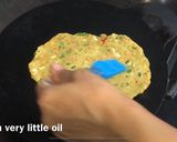 A picture of step 4 of Sorghum masala roti.