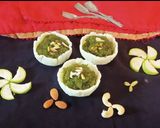 A picture of step 6 of Bottle gourd Halwa In Coconut basket.