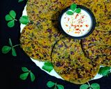 A picture of step 3 of Bajra Methi Paratha.