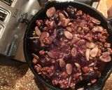 A picture of step 9 of Cherry Almond Skillet crumble.