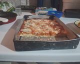 Foto del paso 9 de la receta: Pizza casera con salsa blanca y cebollas caramelizada