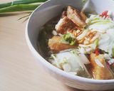 Foto langkah ke 3 dari resep Tumis Sawi Putih Tauge & Tahu.