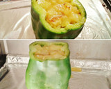 Foto del paso 4 de la receta: Pimiento verde relleno de tortilla de patatas