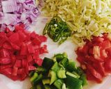 A picture of step 2 of Savory, Spicy Tikka Macroni 🍝🍊🍊🍜.
