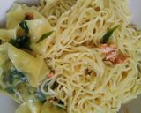 รูปขั้นตอนการทำที่ 4 ของ บะหมี่แห้งติดโบว์,เกี๊ยวไส้กุยช่าย#51