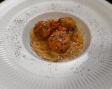 Foto del paso 14 de la receta Albóndigas de salmón y lentejas en salsa de curry
