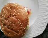 Foto del paso 6 de la receta: Hamburguesa de cerdo y vacuno con jamón y queso
