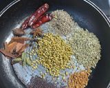 A picture of step 1 of Mutton achari.