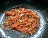 A picture of step 4 of Qeema Matar Alo.