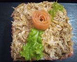A picture of step 13 of Peri Patakha Chicken Sandwich Cake.