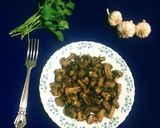 A picture of step 10 of Garlic Mushroom.