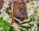 Foto del paso 5 de la receta: Salmón rosado al horno con ensalada fresca!