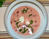 Une image de l'étape 2 de Soupe glacée aux fraises et au yaourt à la grecque.